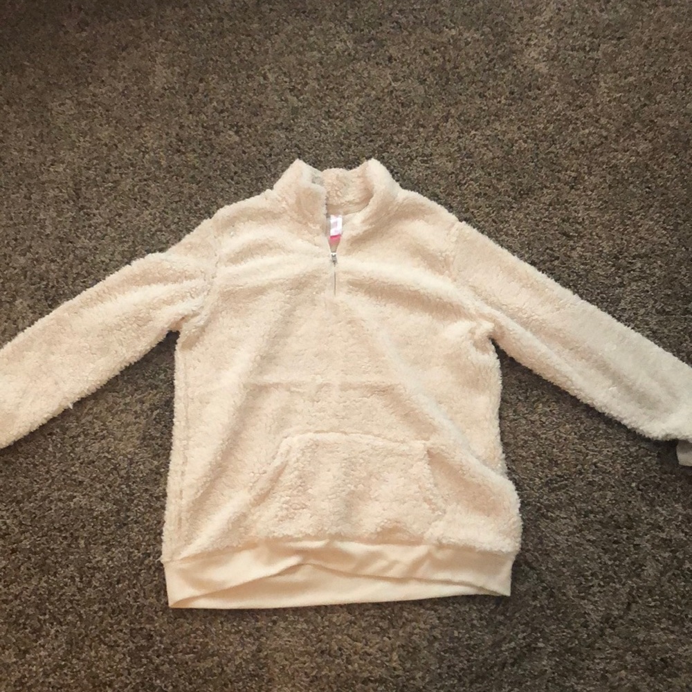 Fuzzy quarter zip!